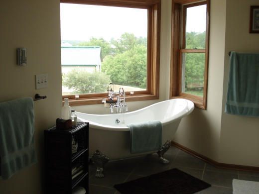 Tub with a view